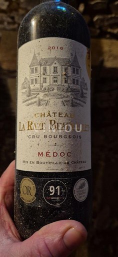 Bordeaux Médoc Cru Bourgeois Château La Raze Beauvallet 2016