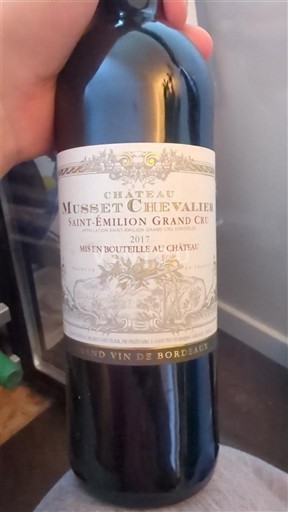 Bordeaux Saint-Émilion Grand Cru Grand Cru Château Musset Chevalier 2015