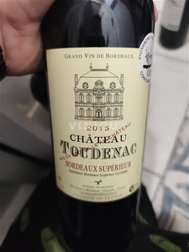 Bordeaux Bordeaux Supérieur Château Toudenac 2015