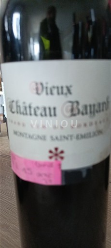 Bordeaux Montagne-saint-émilion Château Vieux Château Bayard 2021