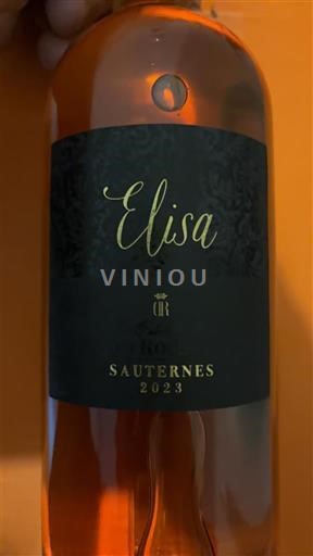 Bordeaux Sauternes Elisa 2023