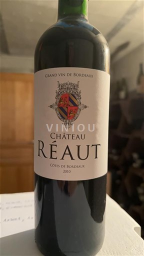 Bordeaux Côtes-de-Bordeaux Château Réaut 2010