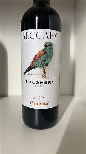 Toskánsko Bolgheri Tenuta di Tirreni Beccaia Neročník