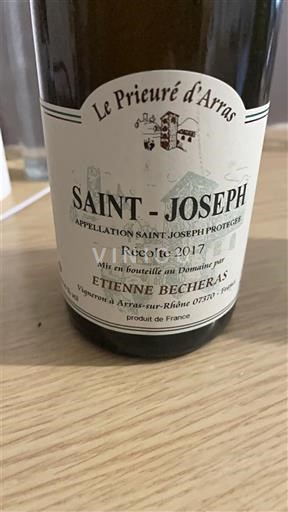 Vallée du Rhône Saint-Joseph Le Prieuré d'Arras 2017