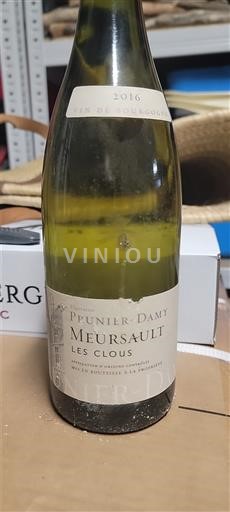 Burgundsko Meursault Prunier-Damy Les Clous 2016