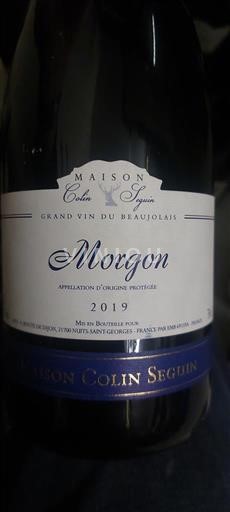 Beaujolais Morgon Maison Colin Seguin 2019