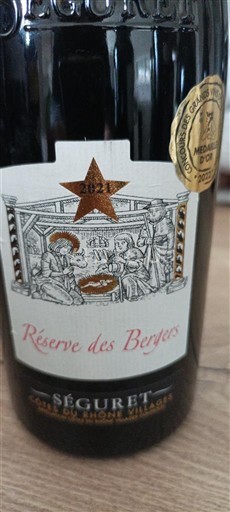 Valle del Ródano No especificado Séguret Réserve des Bergers 2021