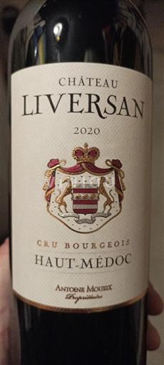 Bordeaux Haut-Médoc Château Liversan 2020