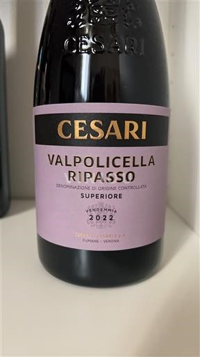 Venetien Valpolicella Ripasso Cesari 2022