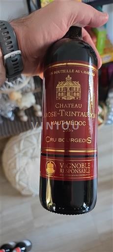 Burdeos Haut-Médoc Cru Bourgeois Château Rose Trintaudon 2016