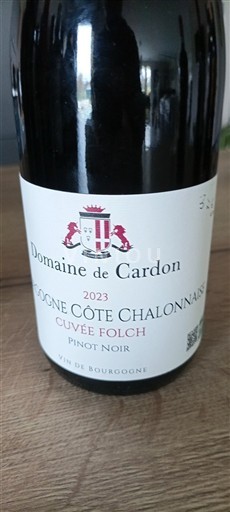 Burgundi Bourgogne Côte Chalonnaise Domaine Cardon Folch 2023