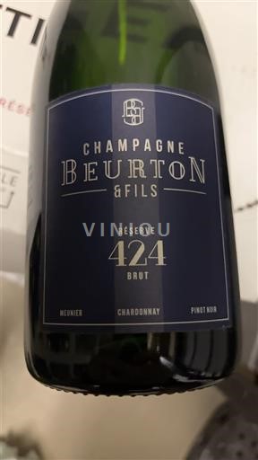 Champagne Sâm-panh Beurton & Fils Réserve 424 Brut Không niên vụ
