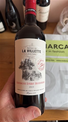 Languedoc a Roussillon Pays d'Oc Maison de La Villette Grenache Syrah Mourvèdre 2023