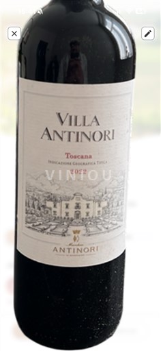 Viner Rouge sec Villa Antinori Antinori 2023 Italia Toscana Ikke spesifisert DOC