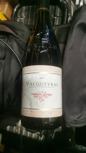 Rhônedalen Vacqueyras Cellier de Saint Jean 2017
