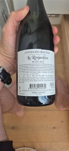 Rhône Valley Côtes du Rhône Pierre Dupond La Renjardière 2021