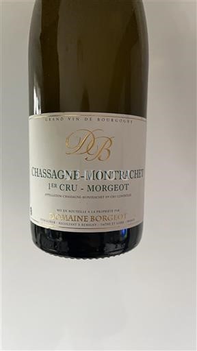 Burgundy Chassagne-Montrachet Premier Cru Domaine Borgeot 1er Cru - Morgeot 2015