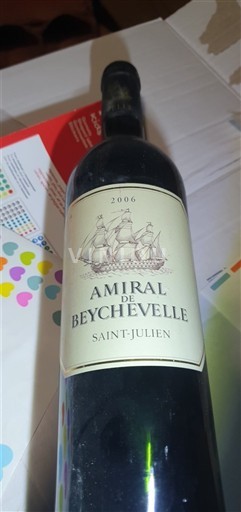 Bordeaux Saint-Julien Château Beychevelle Amiral de Beychevelle 2006