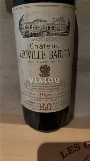 Bordeaux Saint-Julien Château Léoville Barton 1975