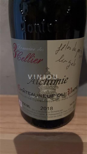 Valle del Ródano Châteauneuf-du-Pape. Domaine S 3 Cellier Alchimie 2018