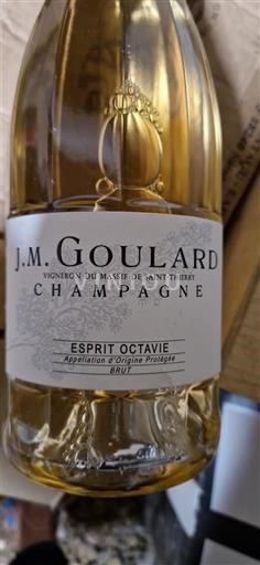 Champanhe J.M. Goulard Esprit Octavie Não Sazonado