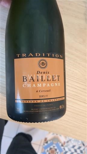 Champagne Denis Baillet Tradition Ikke årgangsbestemt