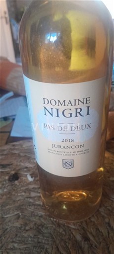 Sud-Ouest Jurançon Domaine Nigri Pas de Deux 2018