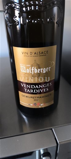 Alsácia Vendanges Tardives Wolfberger Vendanges Tardives Gewurztraminer 2021