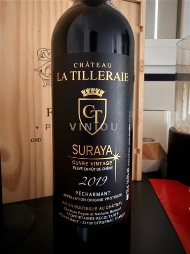Southwest Pécharmant Château La Tilleraie Suraya Vintage 2019