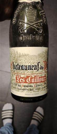 Valle del Ródano Châteauneuf-du-Pape. Les Vignobles Lucien et André Brunel Les Cailloux 1996