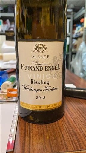 Alsacia Vendanges Tardives Domaine Fernand Engel 2018