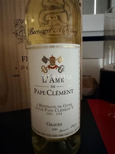 Wines Blanc sec L'Âme de Pape Clément Château Pape Clément 2019 France Bordeaux Graves AOC