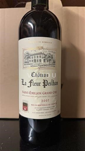 Bordeaux Saint-Émilion Grand Cru Grand Cru Château La Fleur Peilhan 2007