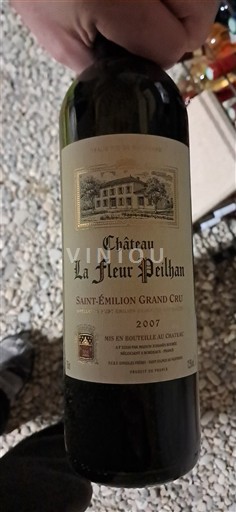 Bordeaux Saint-Émilion Grand Cru Grand Cru Château La Fleur Peilhan 2007