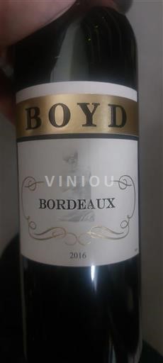Bordeaux Boyd 2016