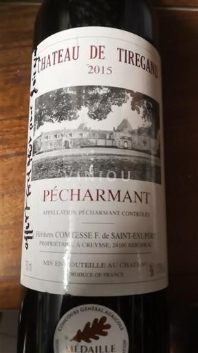Zuidwest-Frankrijk Pécharmant Château Tiregand 2015