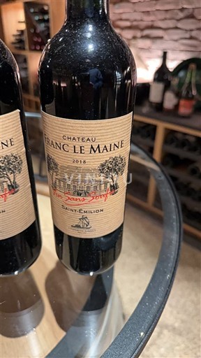 Bordeaux Saint-Émilion Château Franc Le Maine Sans Soufre 2018