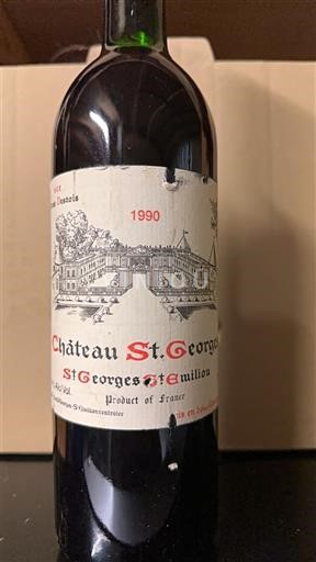 Burdeos Saint-Georges-Saint-Émilion Château St. Georges 1990