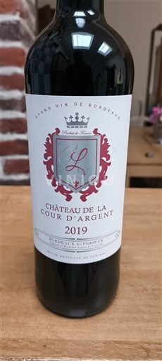 Vinos Rouge sec Château La Cour d'Argent 2019 Francia Burdeos Bordeaux superior AOC