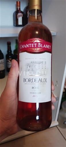 Burdeos Bordeaux Chantet Blanet 2015