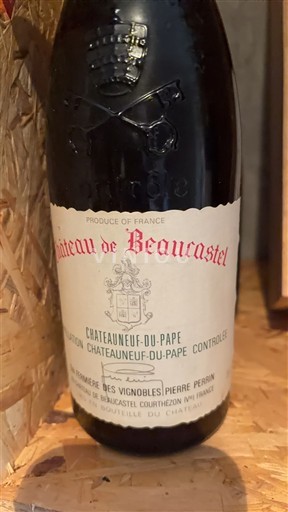 Rhônen laakso Châteauneuf-du-Pape Château Beaucastel 1988