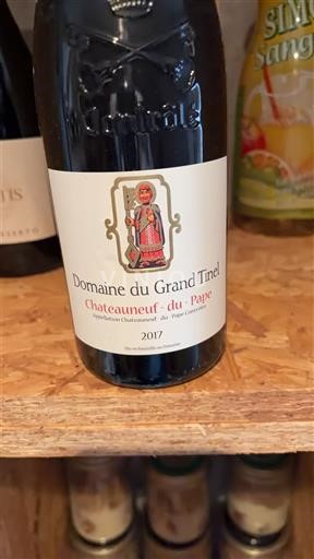 Vale do Ródano Châteauneuf-du-Pape Domaine Grand Tinel 2017