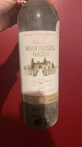 Bordeaux Blaye-côtes-de-bordeaux Château Monconseil-Gazin 2015