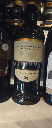 Roussillon Banyuls Grand Cru Cellier des Templiers Amiral François Vilarem 2006