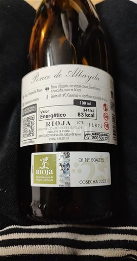 La Rioja Rioja Ponce de Allayala 2023