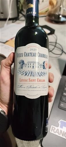Bordéus Lussac-Saint-Émilion Château Vieux Château Chambreau 2020