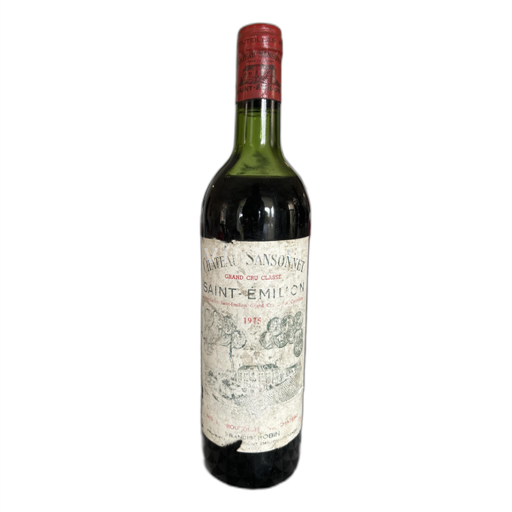 Burdeos Saint-Émilion Château Sansonnet 1975