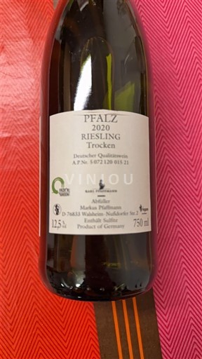 Palatinate Karl Schaefer Trocken 2020