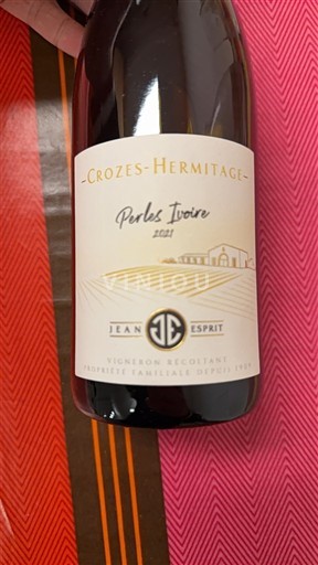 Rhône Valley Crozes-Hermitage Jean Esprit Perles Ivoire 2021
