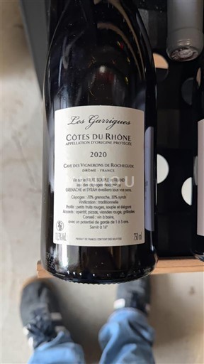 Valle del Rodano Côtes-du-Rhône Cave des Vignerons de Rochegude Les Garrigues 2020